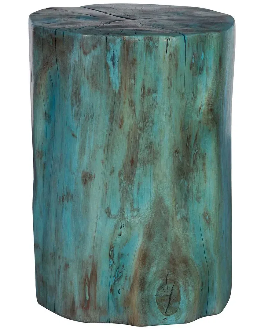 Habitat Accent Stool - Blue, Tamarind Wood image
