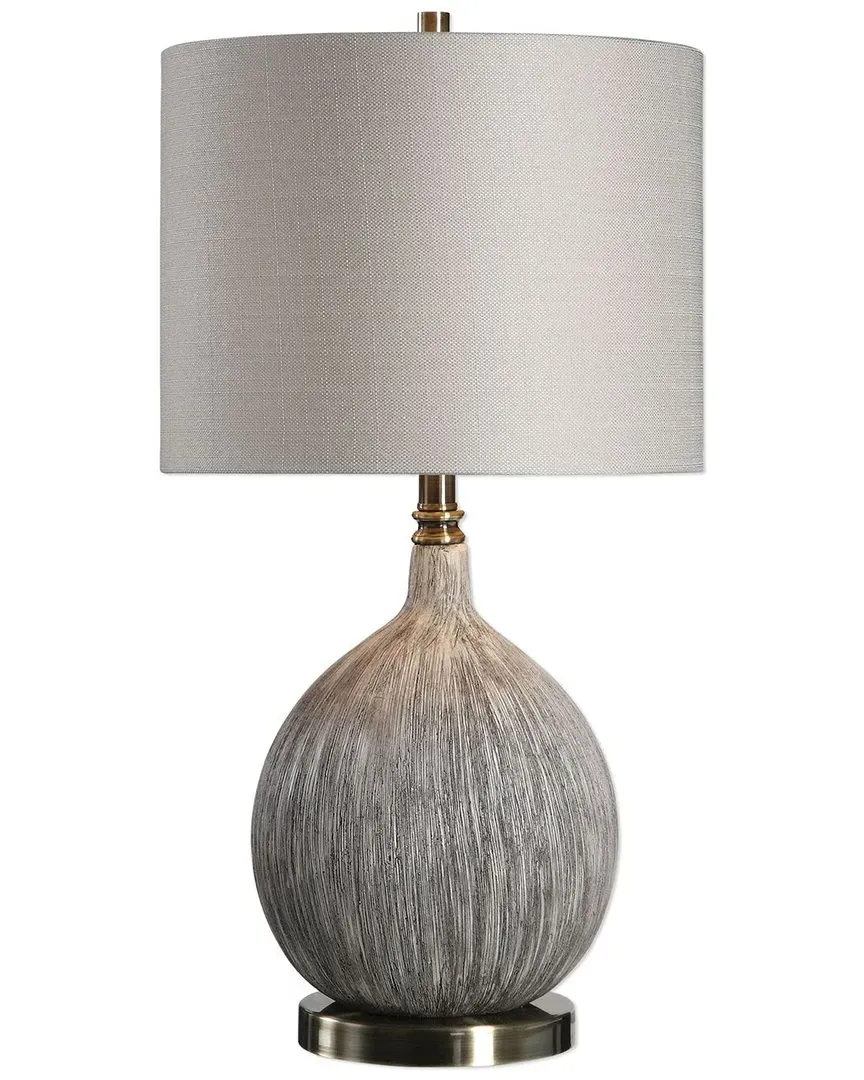 Hedera Textured Table Lamp - Ivory, Ceramic image