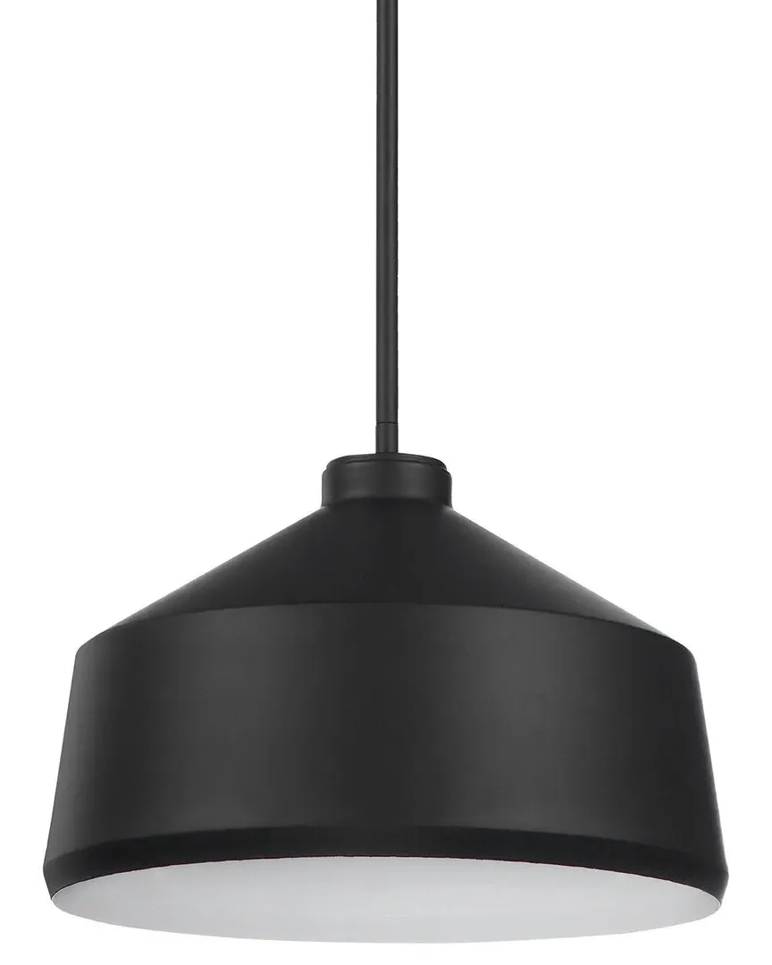 Holgate 1 Light Pendant - Matte Black, Steel