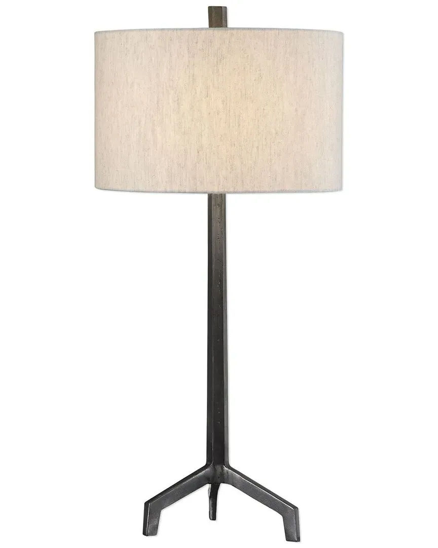 Ivor Cast Iron Table Lamp - Steel image