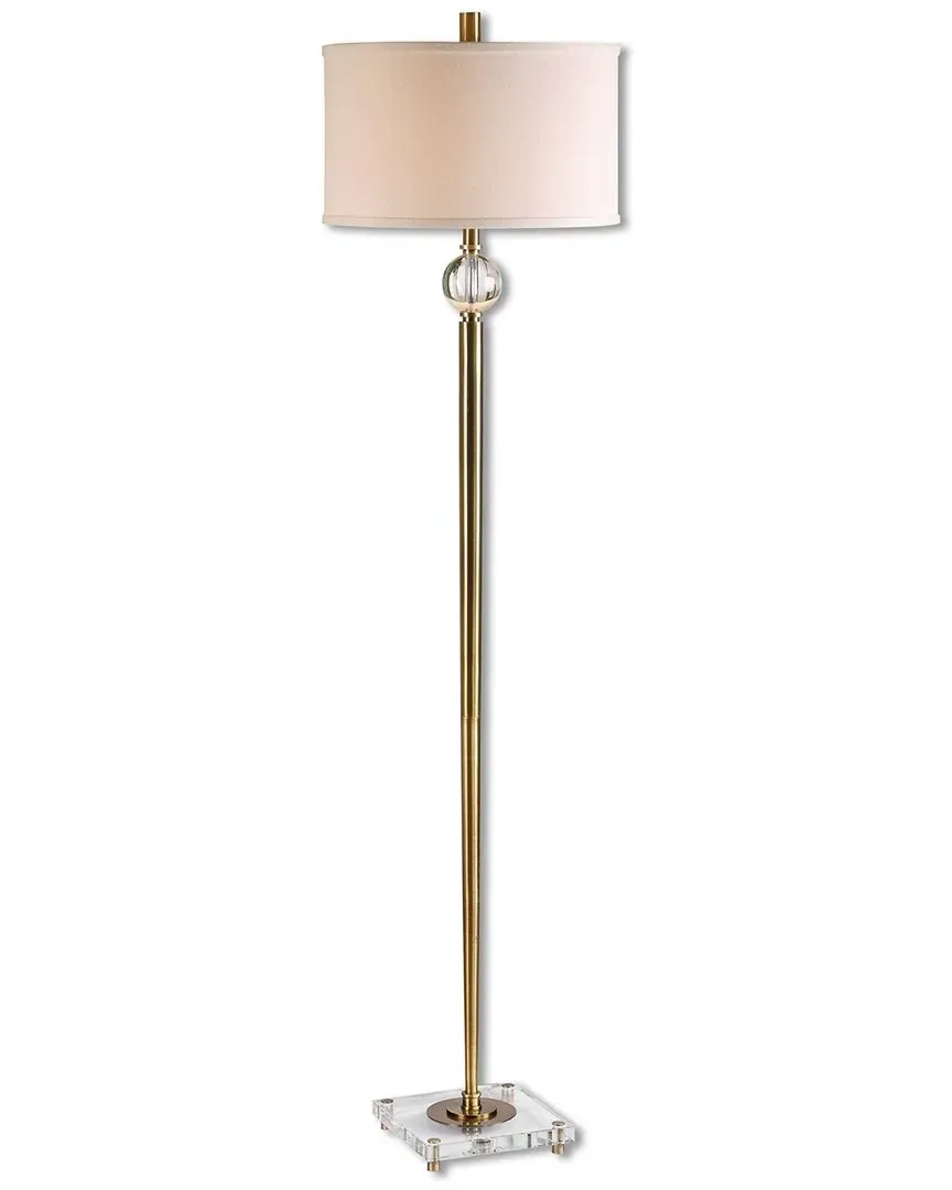 Mesita Floor Lamp - Brass, Crystal image