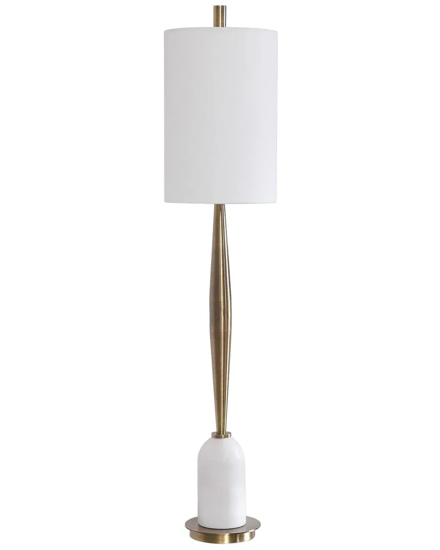 Minette Buffet Lamp - Brass, Marble image