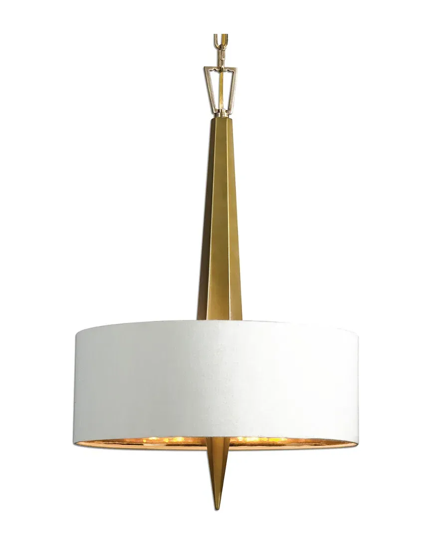 Obeliska 3 Light Chandelier - Gold, Ceramic image