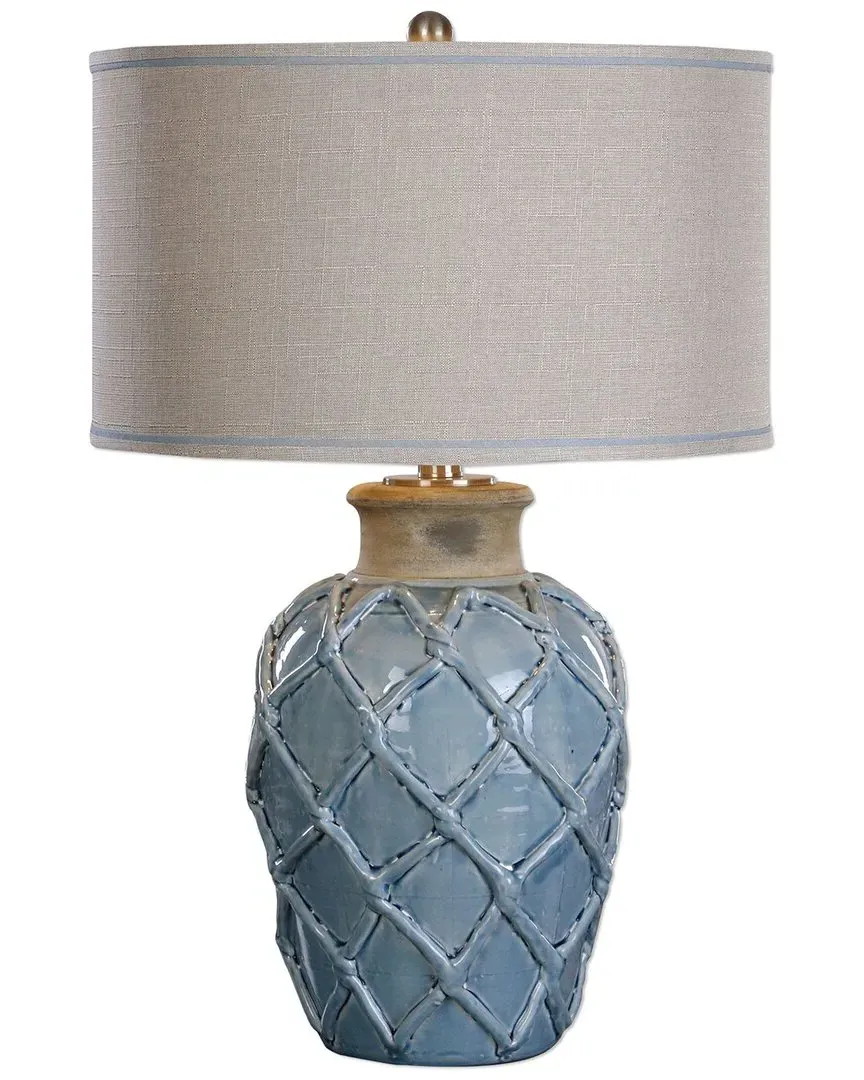 Parterre Table Lamp - Blue, Ceramic