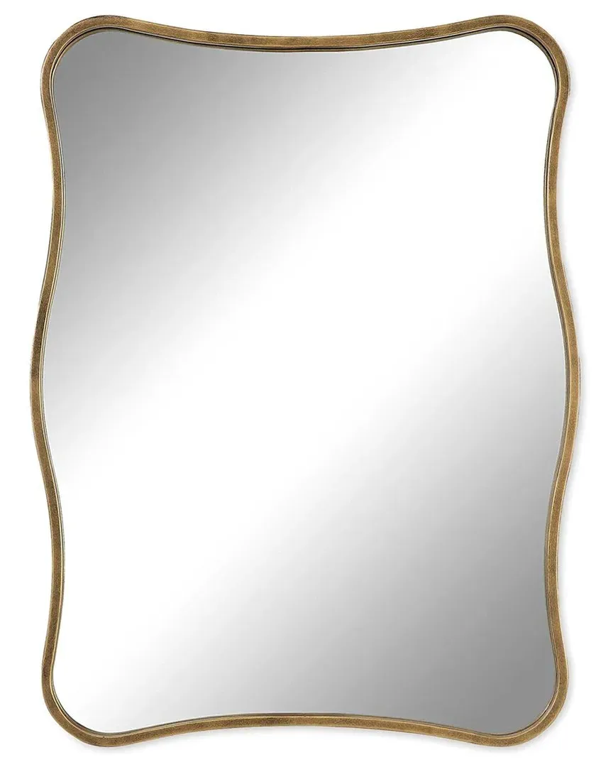 Pavia Curvy Vanity Mirror - Gold image