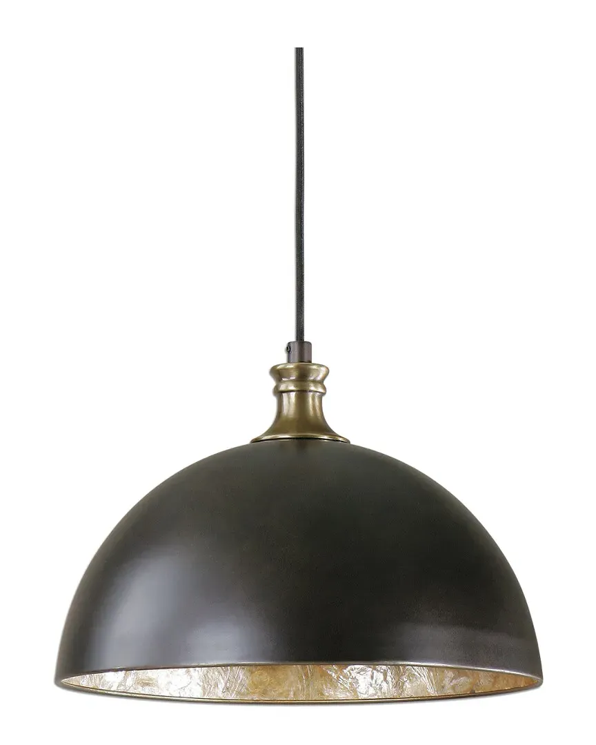 Placuna 1 Light Pendant - Bronze, Metal