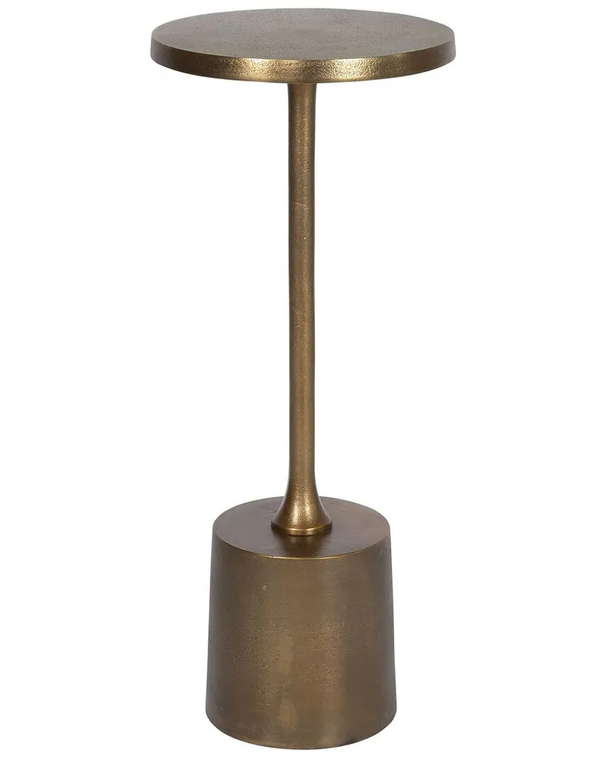 Sanaga Square Drink Table - Antique Gold, Aluminum image