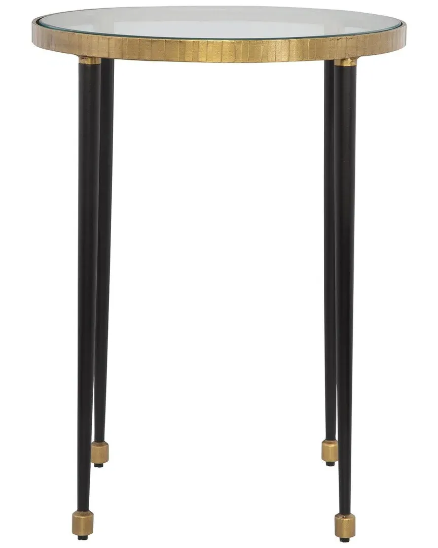 Stiletto Antique Side Table - Black, Iron image