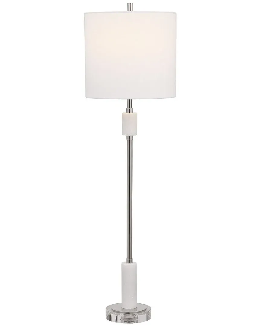 Sussex Buffet Lamp - Silver, Marble image