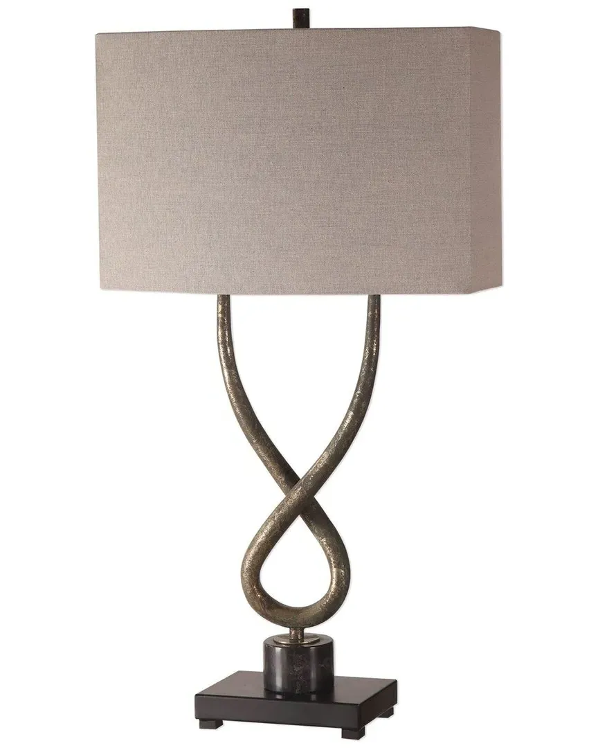 Talema Table Lamp with Marble Base - Silver, Steel