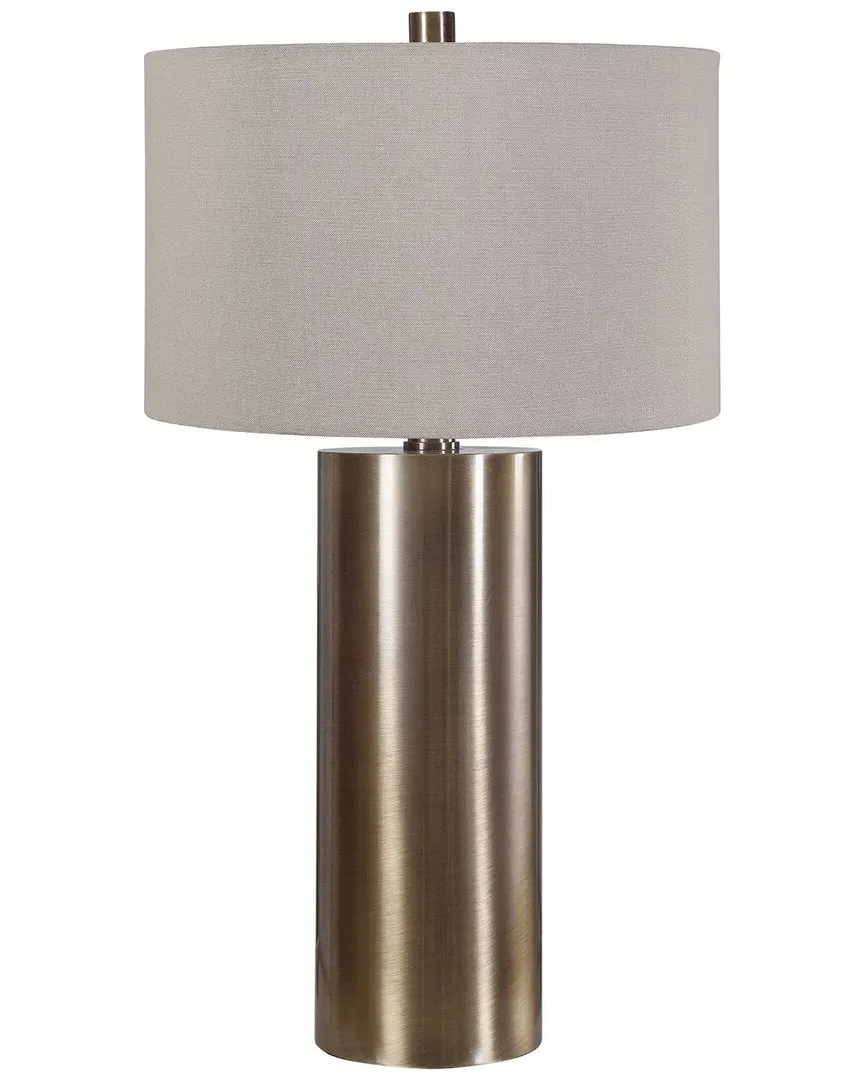 Taria Round Table Lamp - Brass, Steel