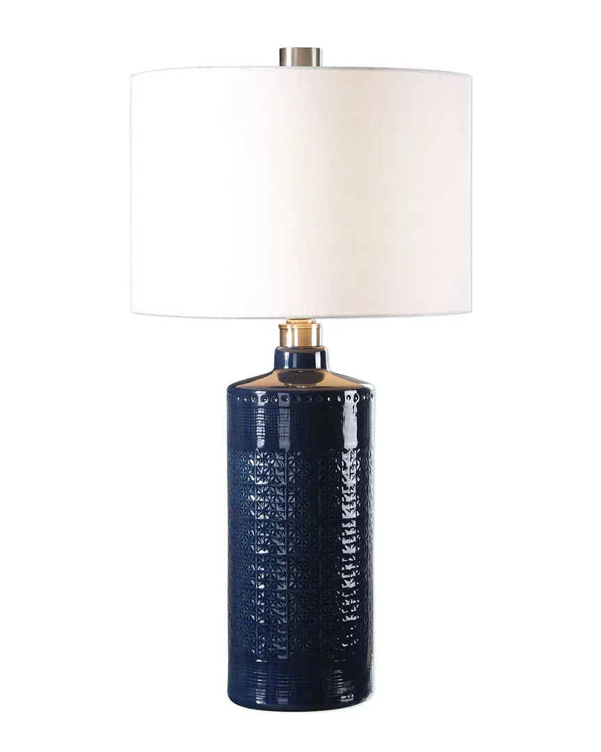 Thalia Table Lamp - Royal Blue, Ceramic