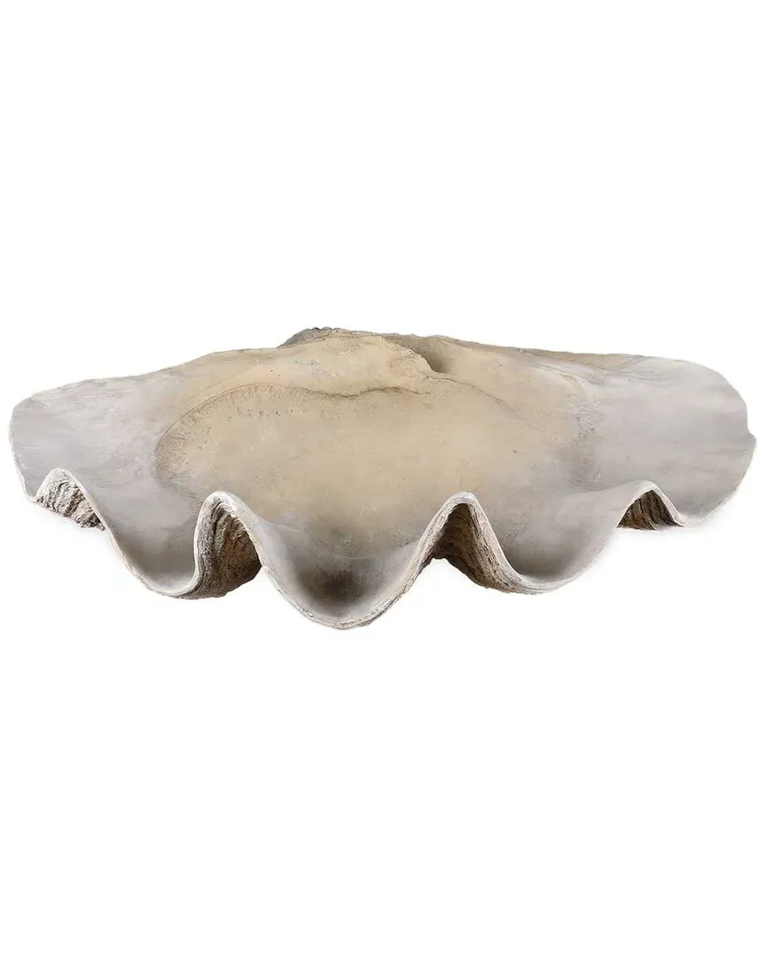 Uttermost Clam Shell Bowl - Brown, Polyresin image