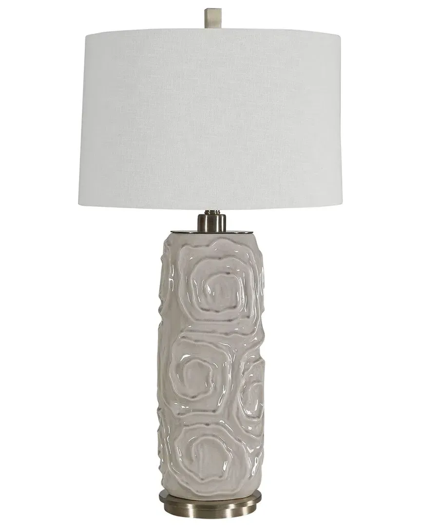 Uttermost Zade 34in Table Lamp - Gray, Ceramic image