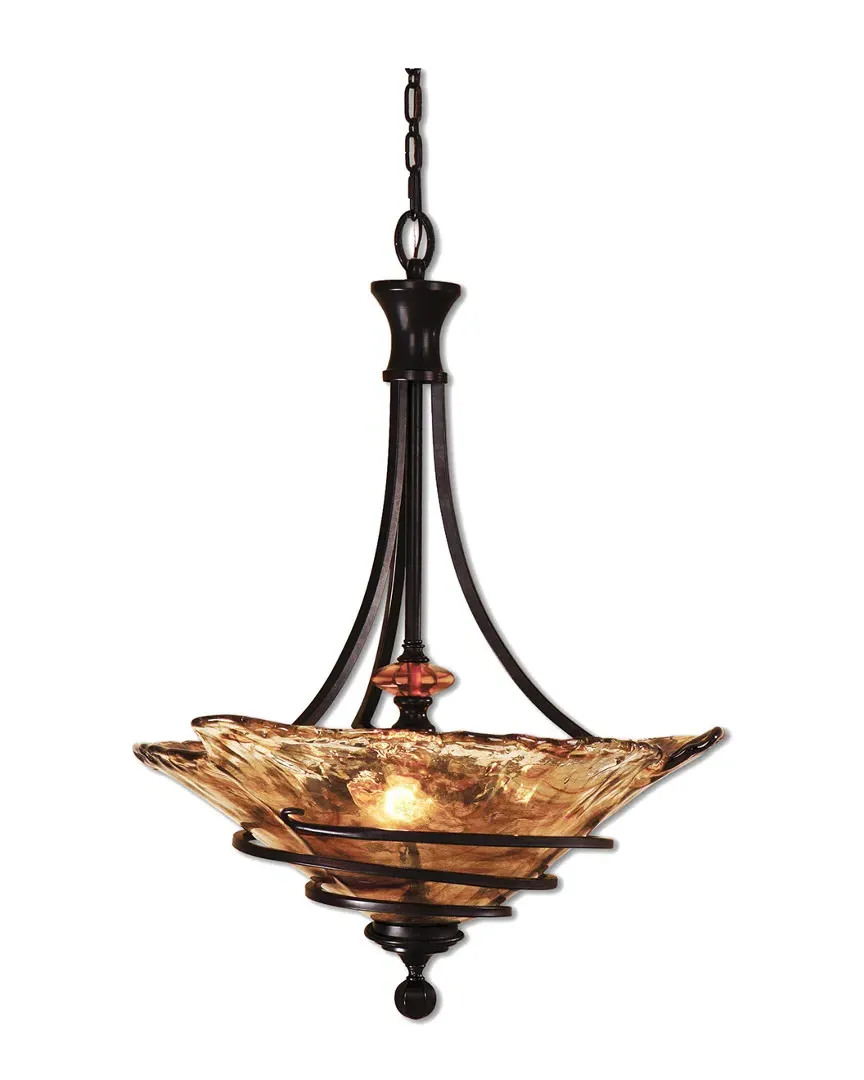 Vitalia 3-Light Pendant - Oil Rubbed Bronze, Glass