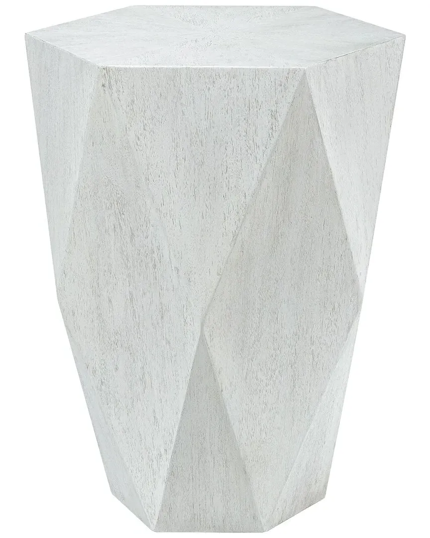 Volker Side Table - White, Mango Wood image