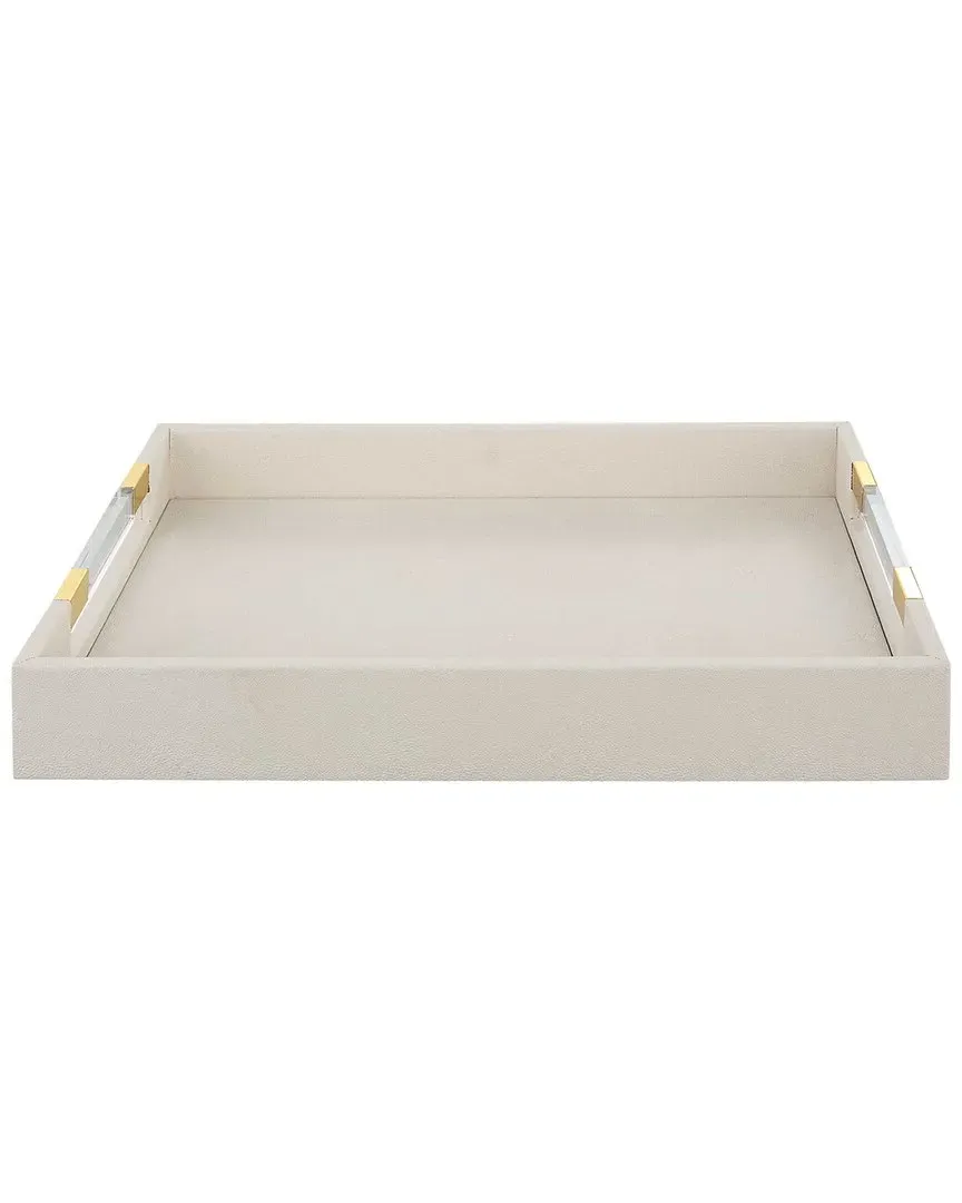Wessex Shagreen Tray - White image