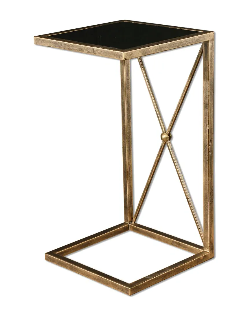 Zafina Accent Table - Gold, Iron
