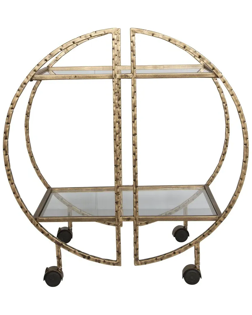 Zelina Bar Cart - Brass image