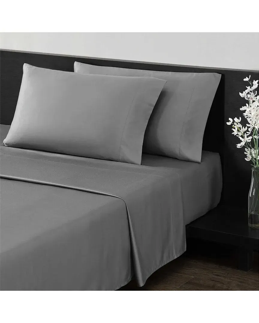 800 Thread Count Sateen Sheet Set - Charcoal