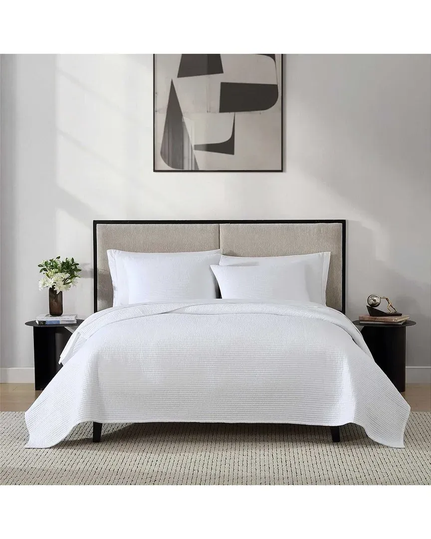 VW Cotton Voile Reversible Quilt Set - White