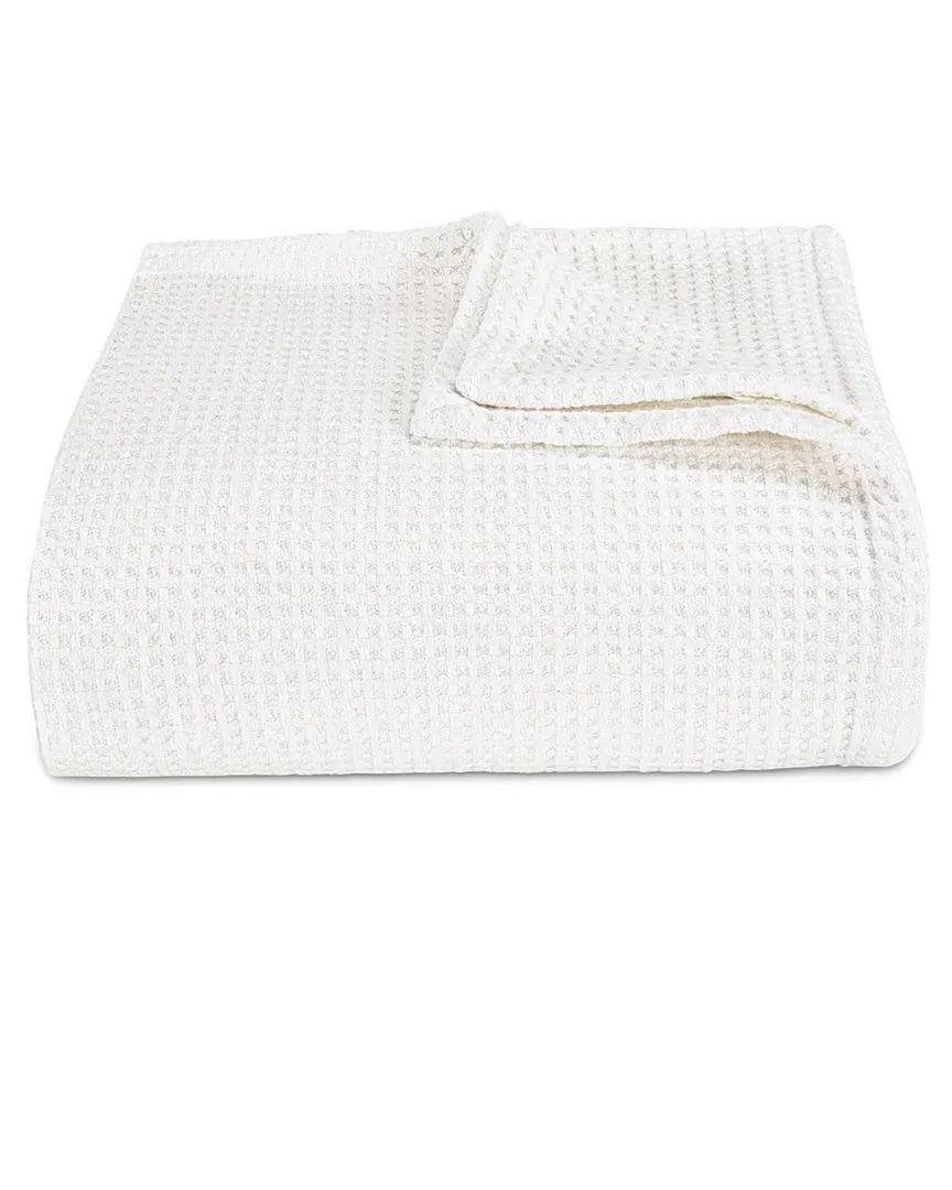 Waffleweave Blanket - White, Cotton image