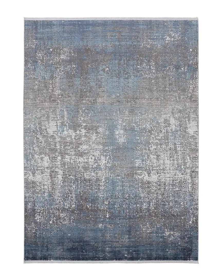 Lindstra Gradient Watercolor Rug - Blue, Viscose