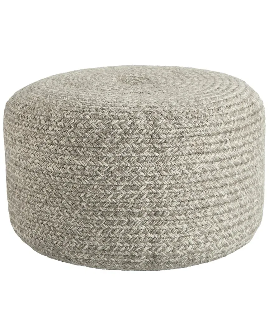 Grayton Cylinder Pouf Indoor/Outdoor - Gray, Polyester image