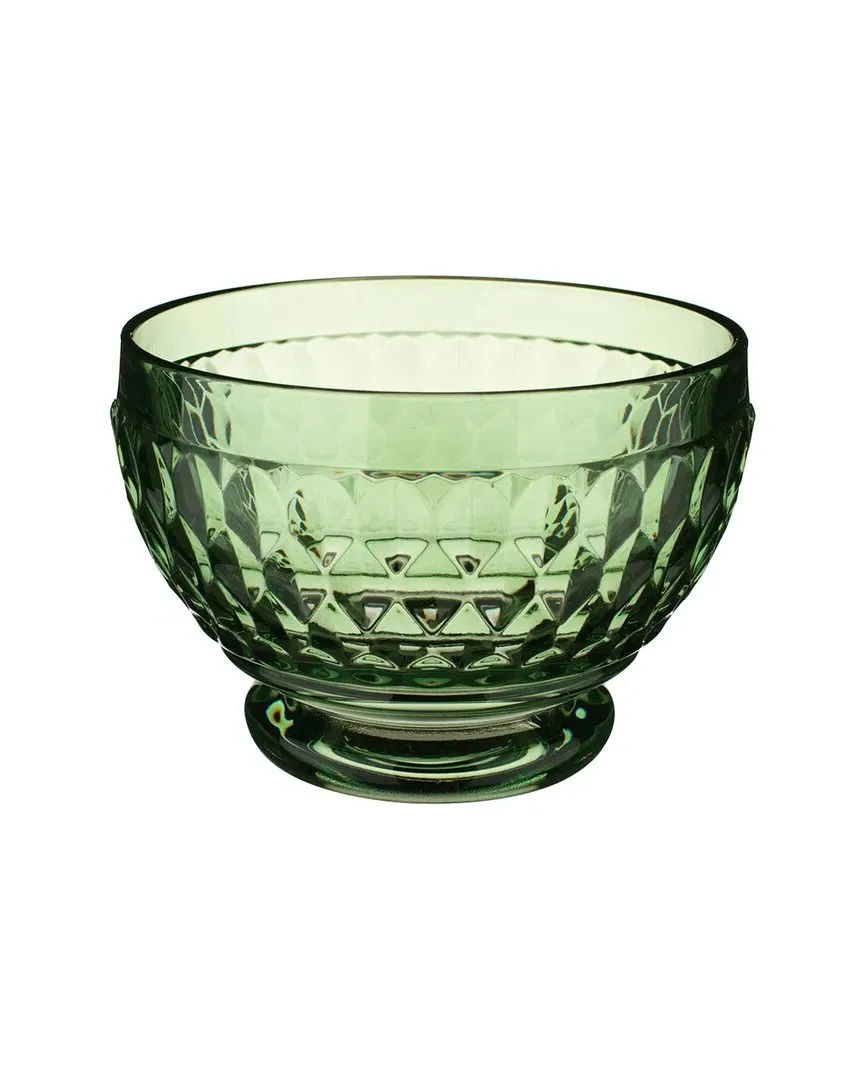 Boston Individual Bowl - Green, Crystal Glass