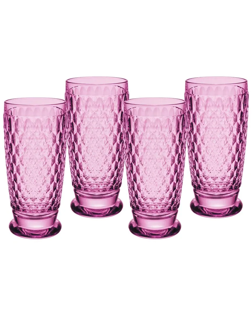 Boston Set of 4 Berry Highball Tumblers - Glass image
