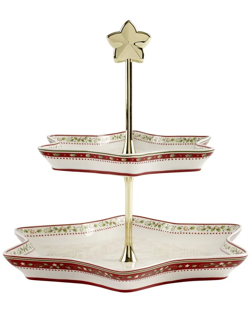 Christmas Holly Two-Tier Server image