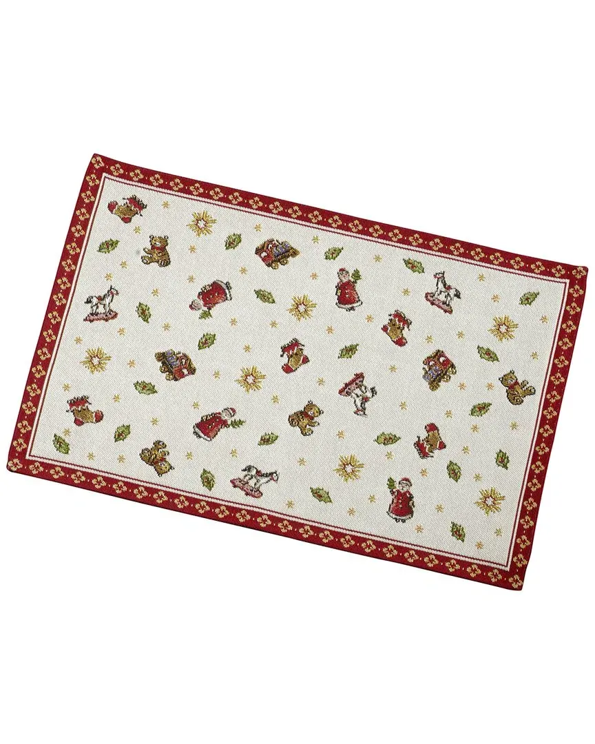 Christmas Toy's Delight Embroidered Placemat - Poly Cotton image