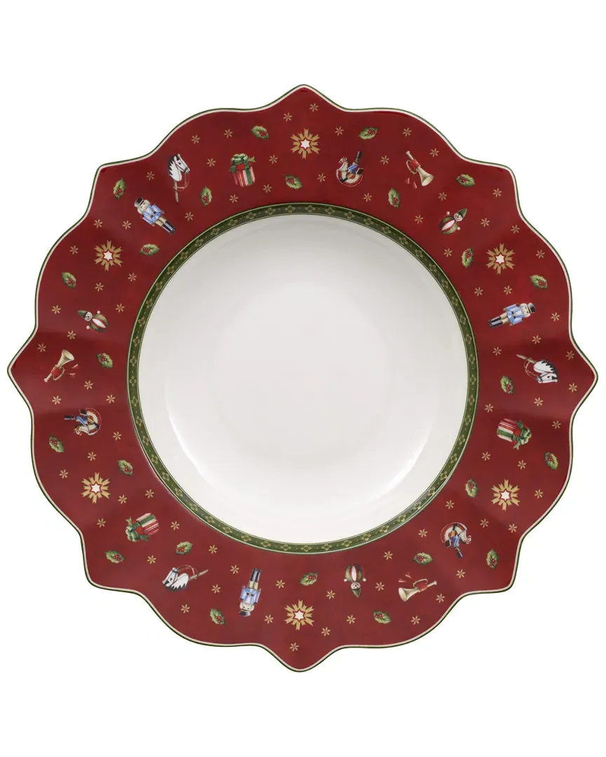 Christmas Toy's Delight Rim Soup Bowl - Porcelain