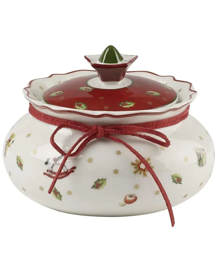 Christmas Toy's Delight Small Covered Box - Porcelain image