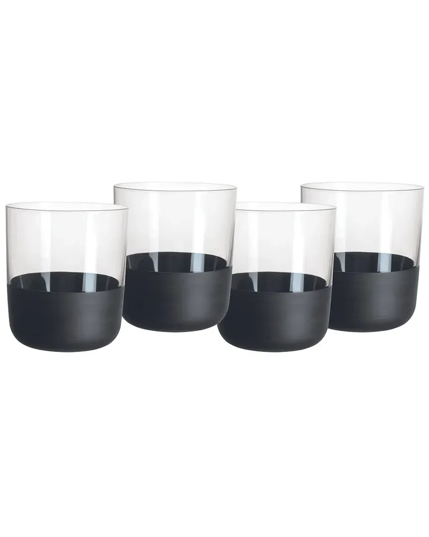 Manufacture Rock Set of 4 Double Old-Fashioned Glasses - Clear