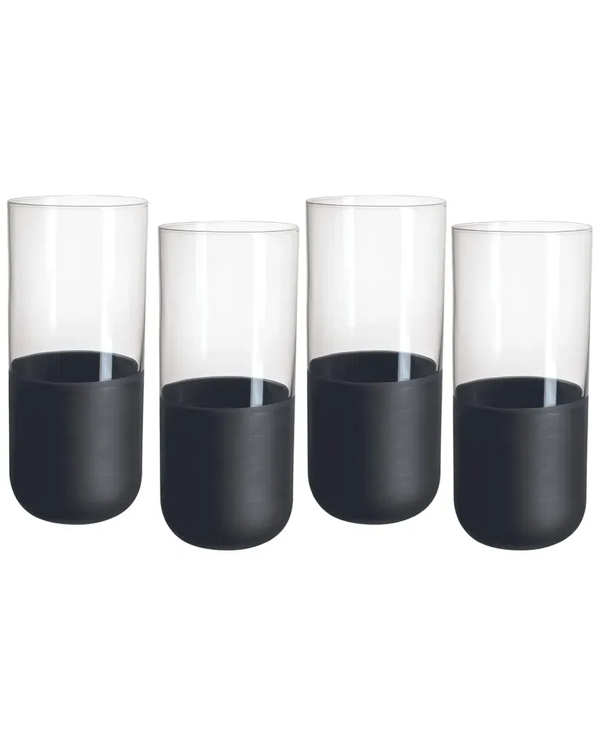 Manufacture Rock Set of 4 Highball Glasses - Clear