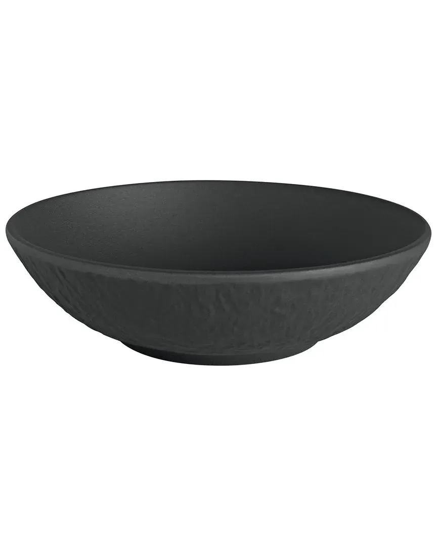 Manufacture Rock Shallow Dipping Bowl - Black, Porcelain