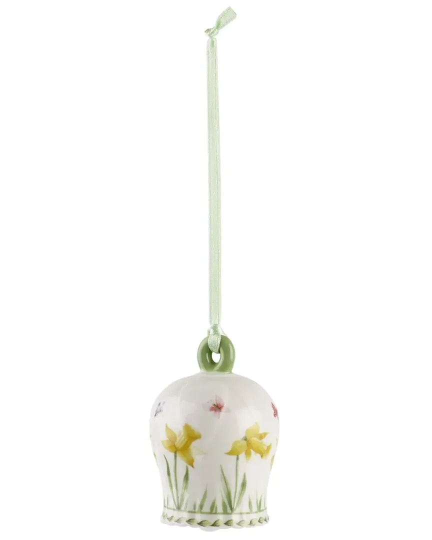New Flow Bells Daffodil Ornament - White, Porcelain