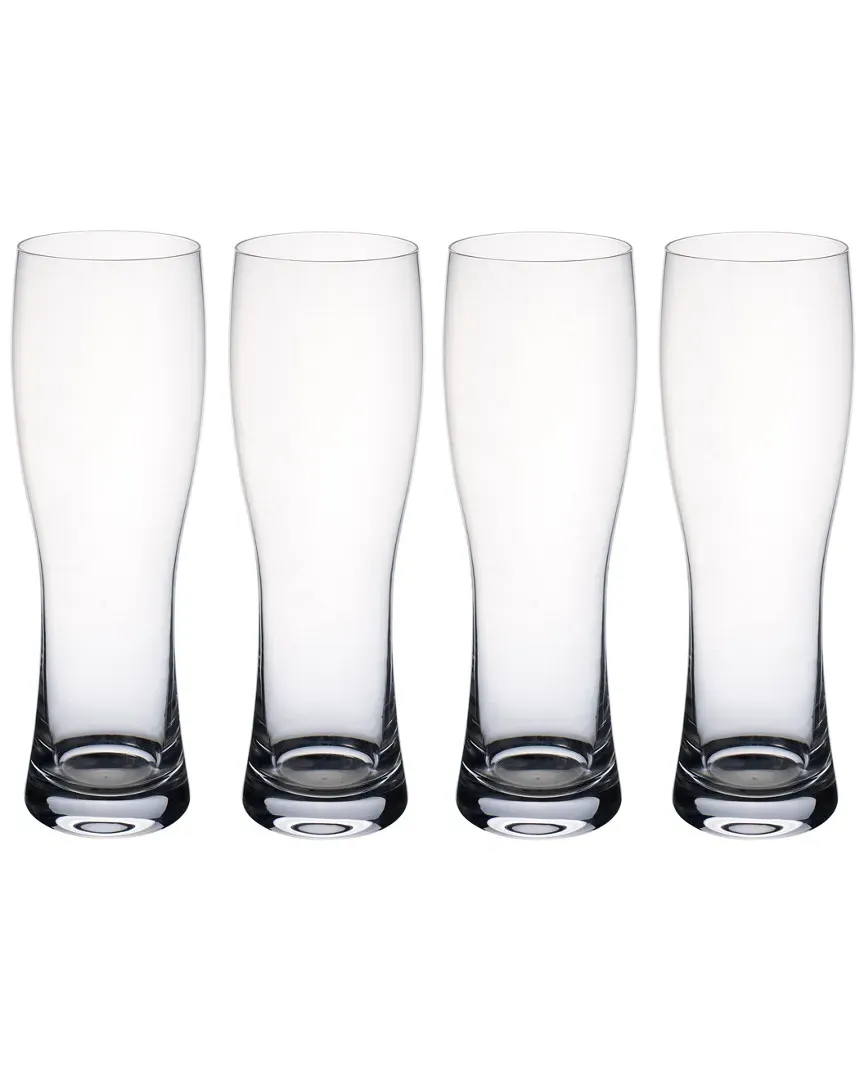 Purismo Set of Four 24oz Pilsner Glasses - Clear image