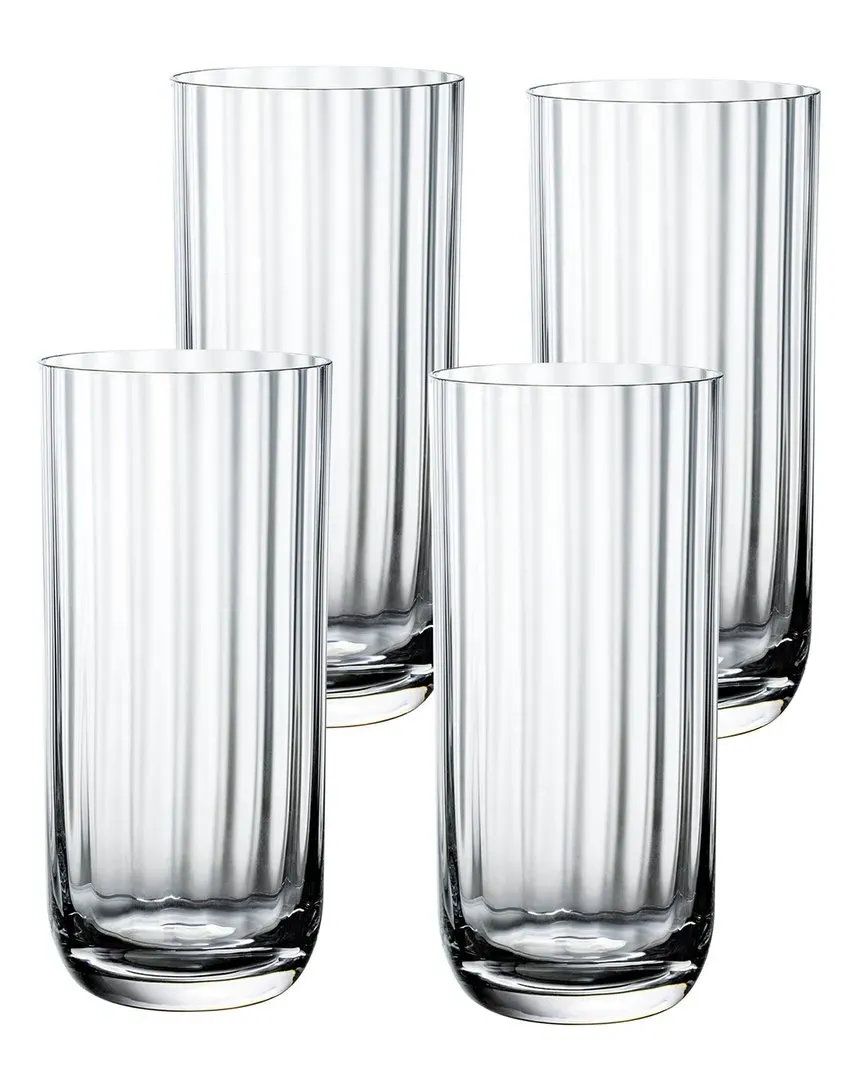 Rose Garden Highball Glasses Set of 4 - Glass