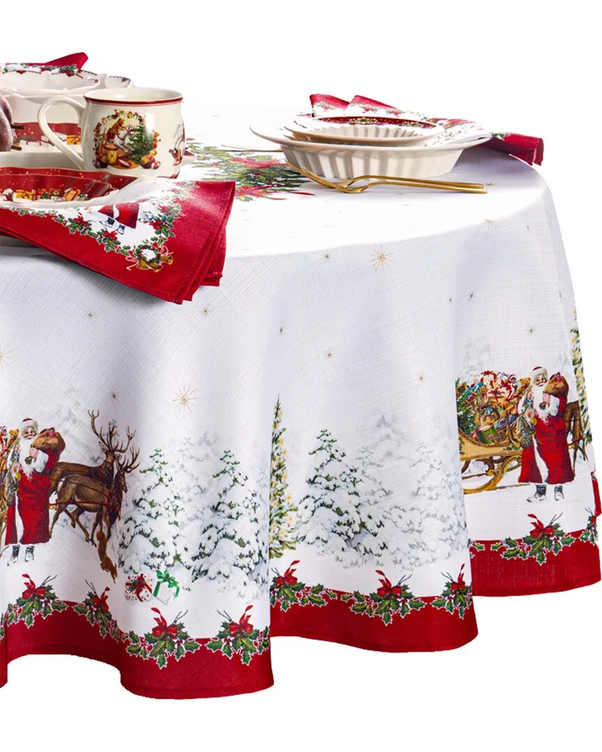 Toy's Fantasy Round Tablecloth - Multicolor, Polyester