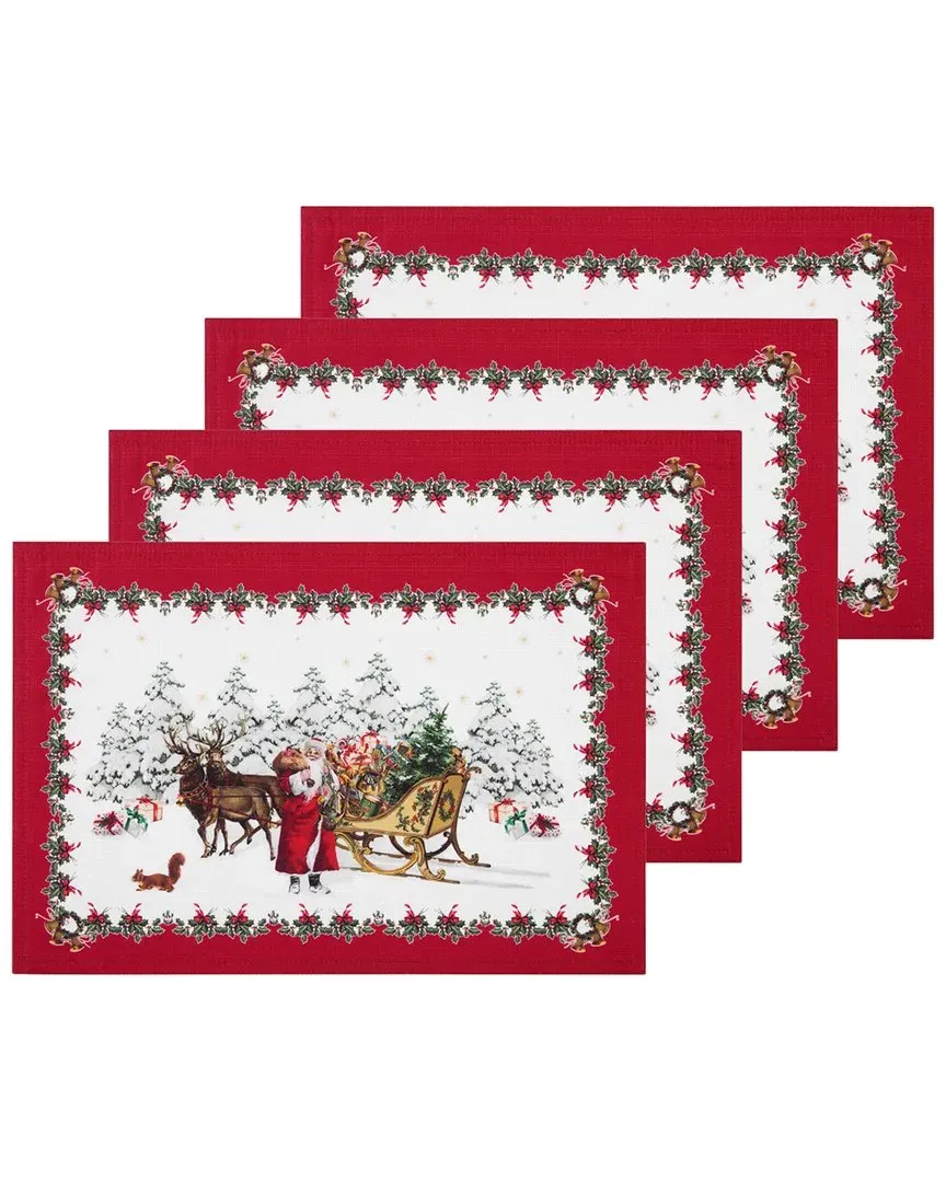 Toy's Fantasy Set of 4 Placemats - Multicolor, Polyester