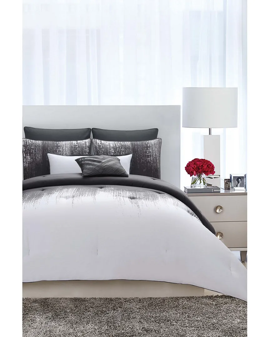 Lyon Comforter Set - Grey, Cotton image