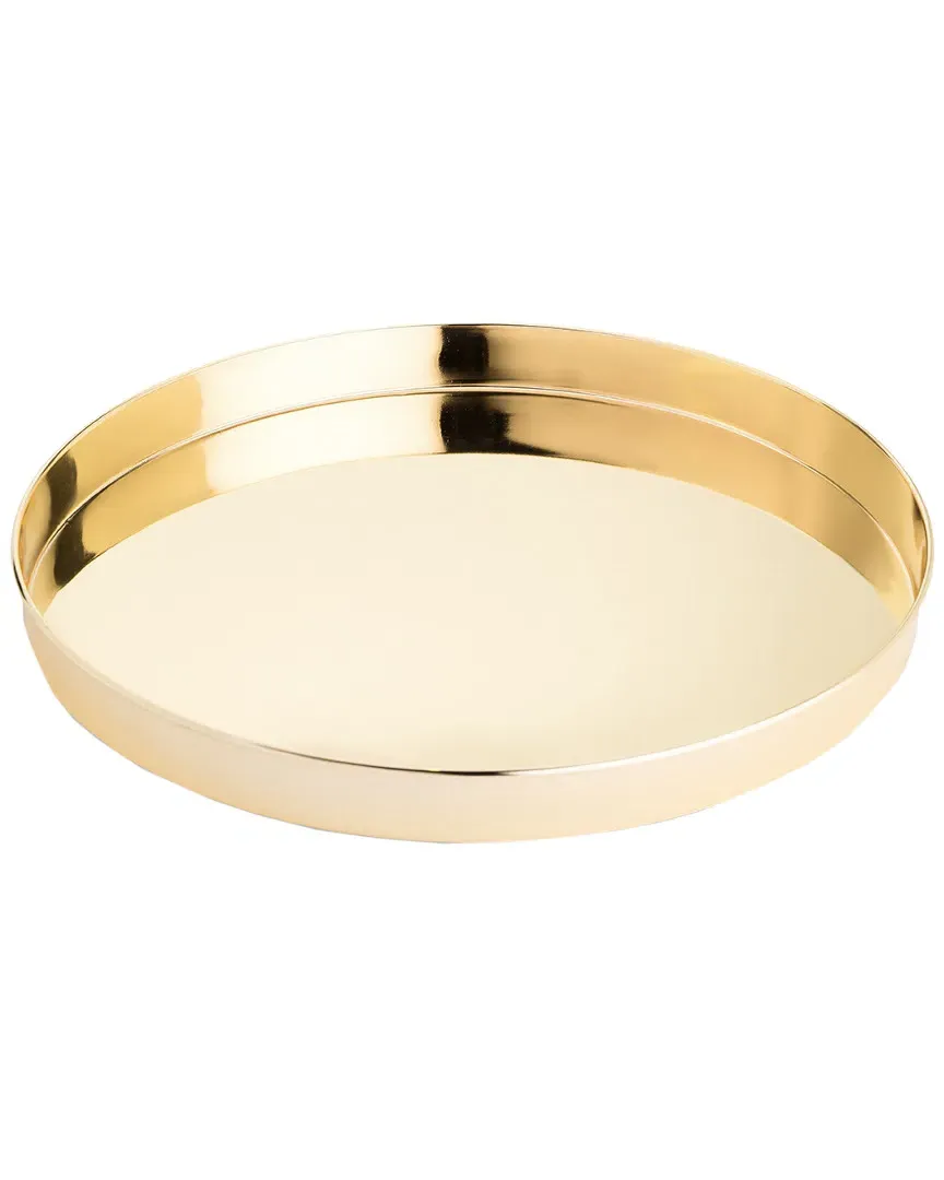 Belmont Gold Serving Tray - Round