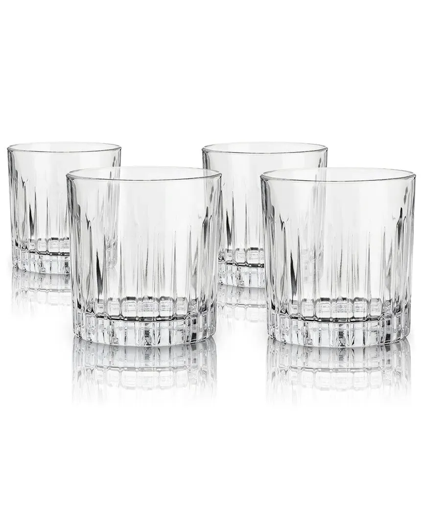 European Crystal DOF Tumblers Set of 4 - Clear image