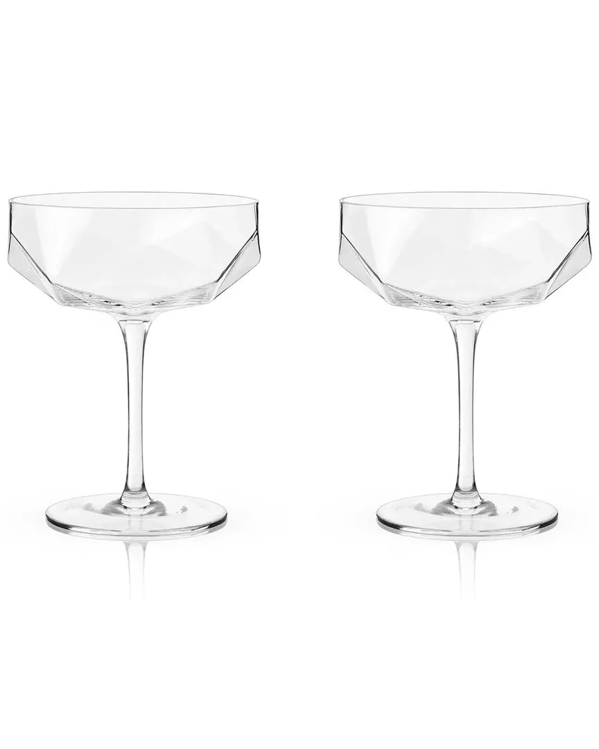 Raye Faceted Crystal Coupe image