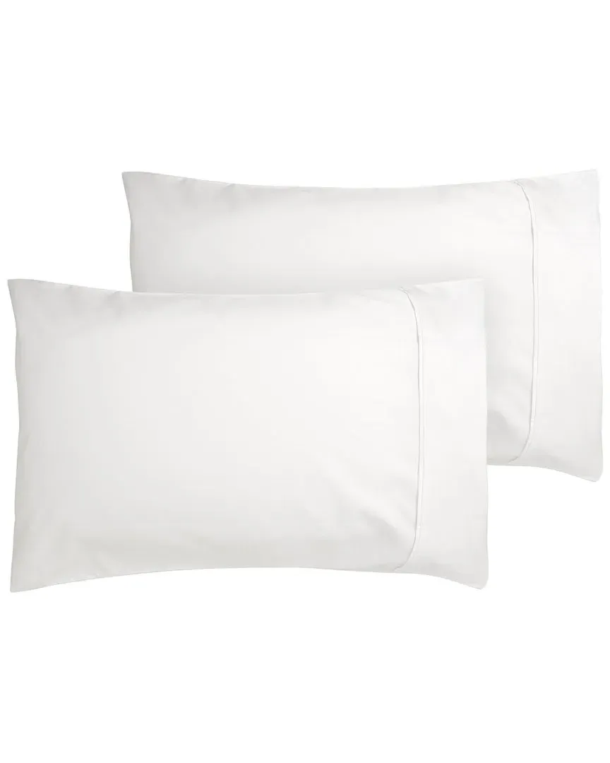 625 Thread Count Cotton King Pillowcase Pair - White