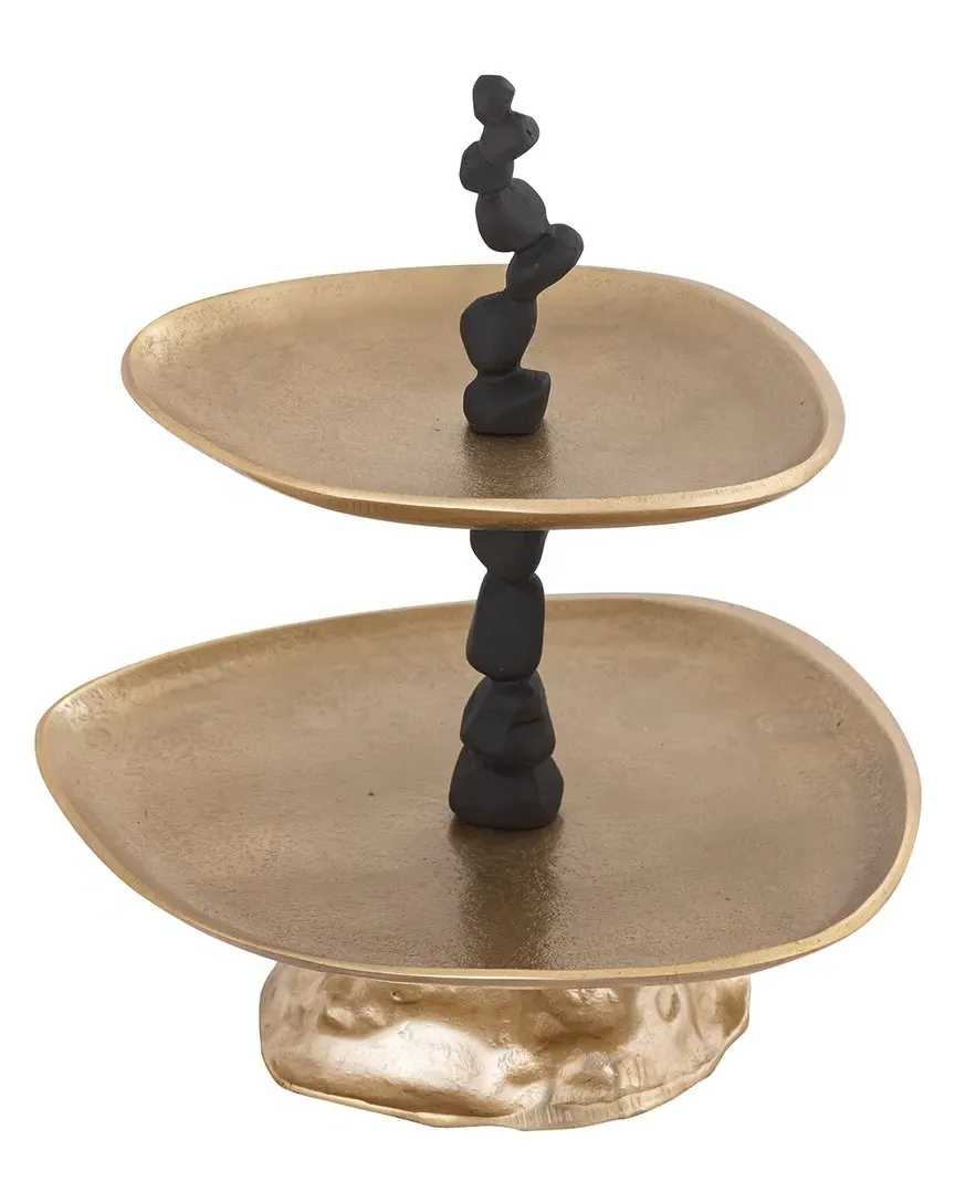 2-Tier Centerpiece - Gold, Stainless Steel image
