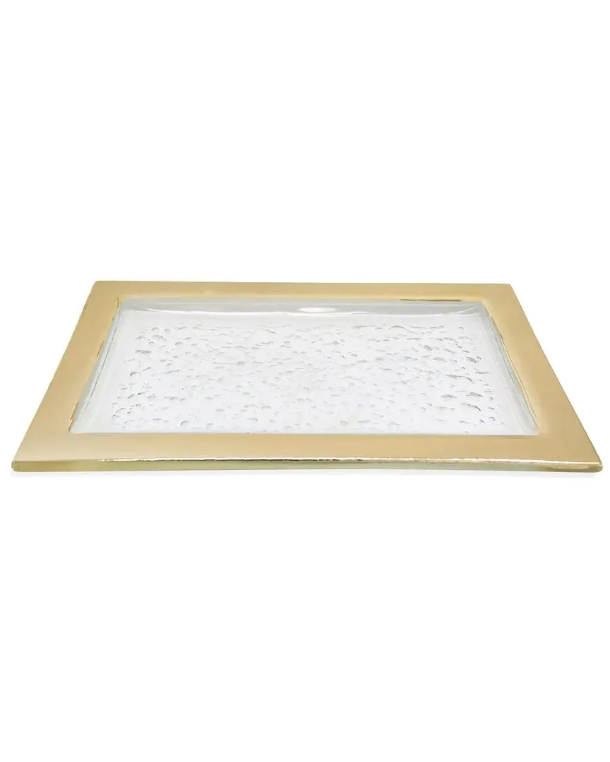 Hammered Tray - Clear, Glass image