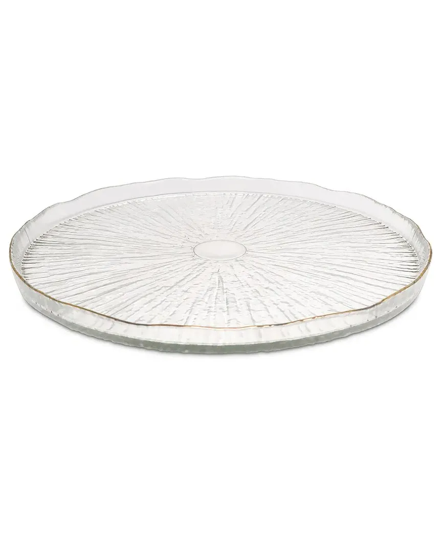 Set of 4 Dinner Plates - Clear, Glass